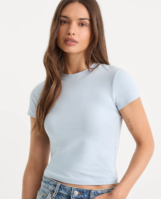 The Baby Tee- Sky