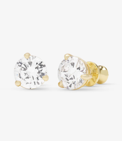 Not Your Basic 8mm Studs- Gold