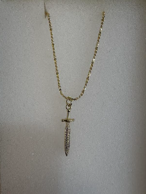 Small Sword of the Spirit Necklace