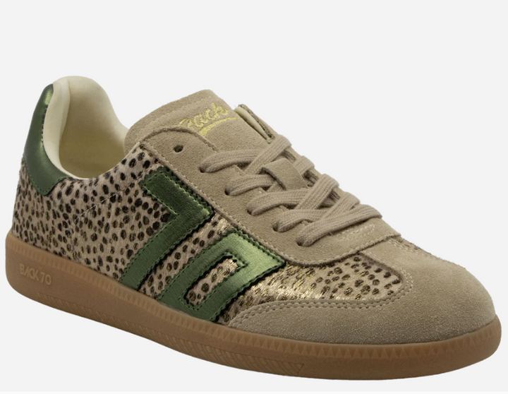 Cloud Sneaker- Pois Gold Forest