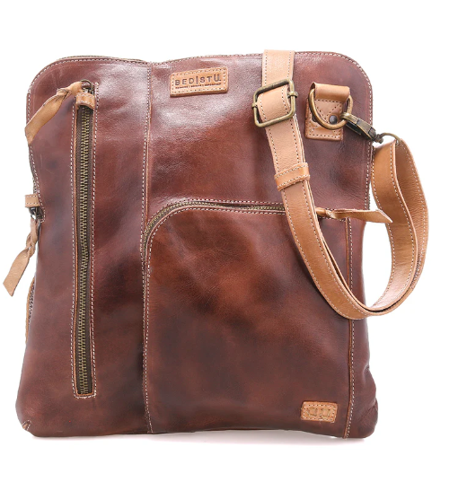 Aiken Crossbody Bag- Teak Oats Rustic