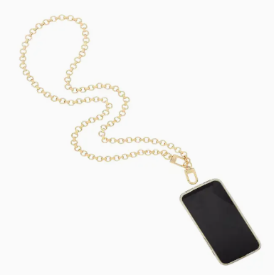 Phone Crossbody- Gold Chain