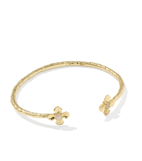 Leanne Cuff Bracelet Gold Natural MOP