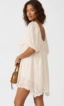 Vickie Dress- Cream