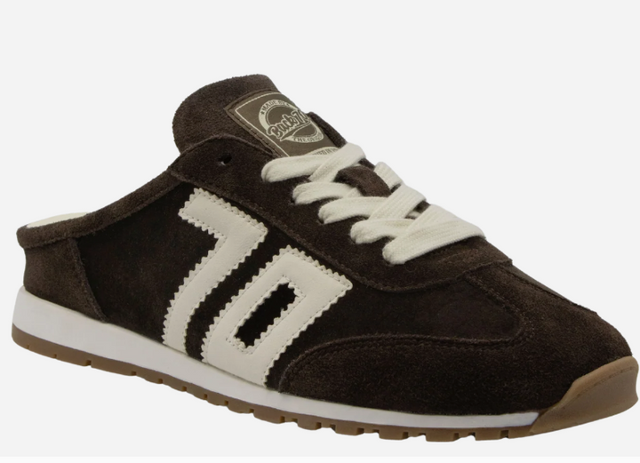 Venice Backless Sneaker- Velvet Coffee