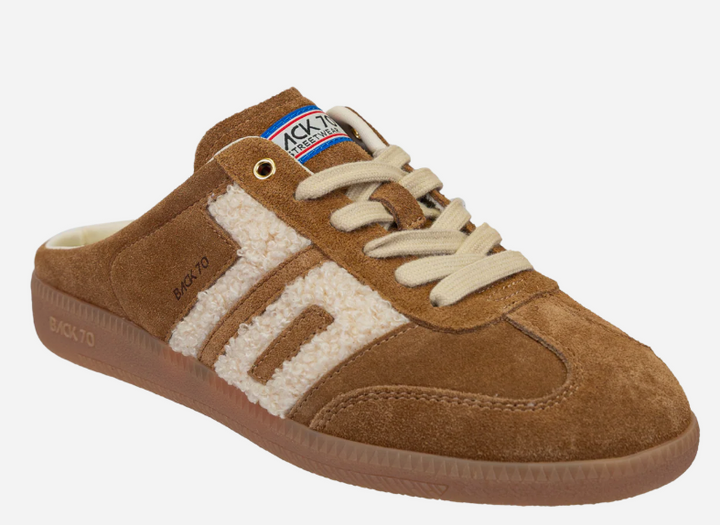 Easter Backless Sneaker- Tobacco