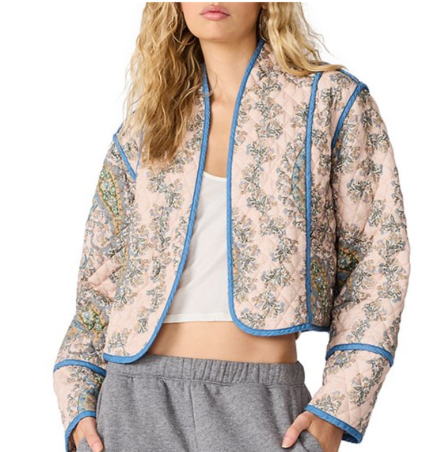 Adalynn Jacket- Pearl Blush