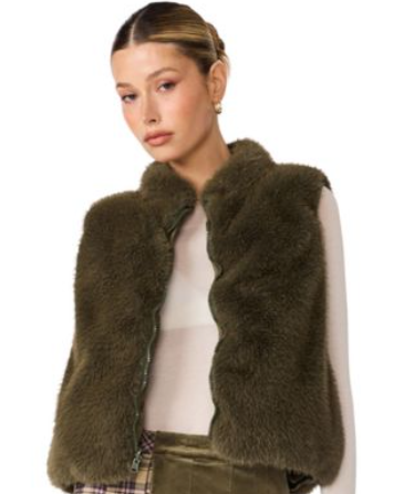 Brady Vest- Dark Olive
