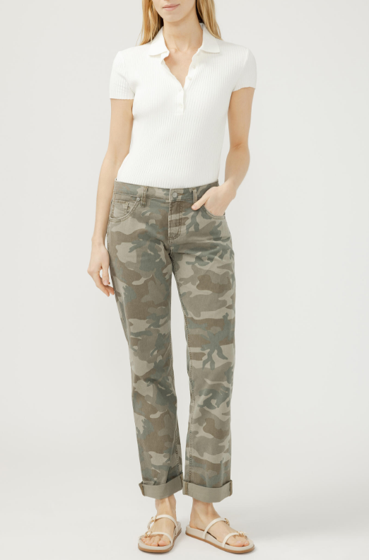 Chelsea MR Straight Jean- Camo