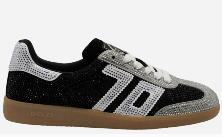 Stars Sneaker- Black/Silver