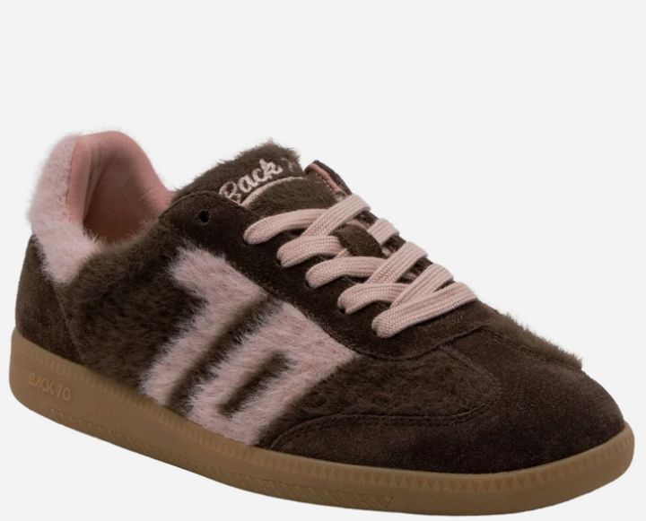 Mohair Sneaker- Coffee Pink