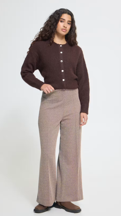 IhKate Twillish Wide Trouser- Java