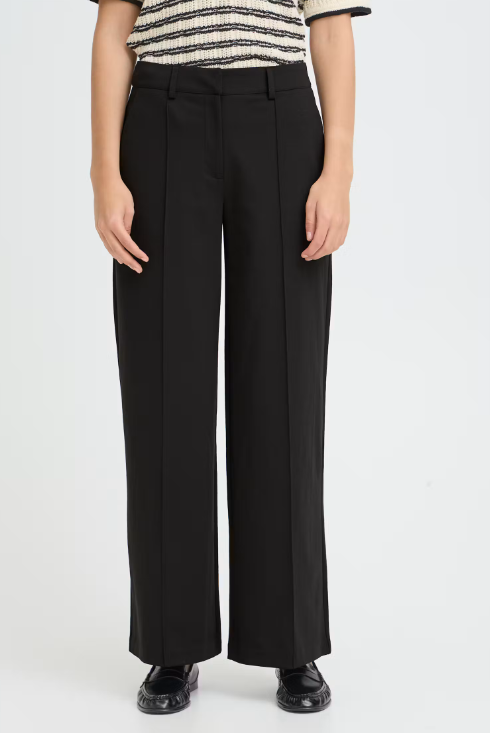 IhKate Office Wide Trouser- Black