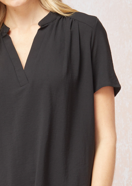 Elley Top- Blk - 1X