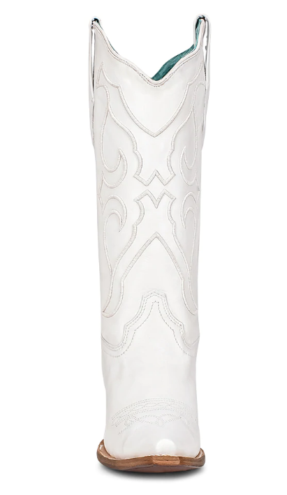 LD White Embroidery Boot