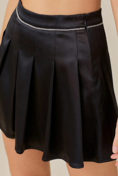 Levoca Beaded Skirt- Blk - Med