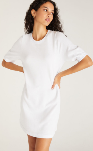 Gigi Terry Mini Dress - White