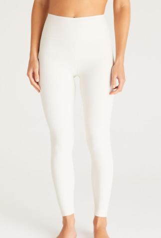 Finesse Rib 7/8 Legging - Sandstone - Med