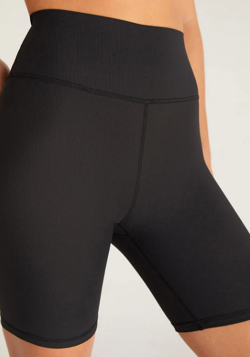 Karma Rib Bike Short - Black