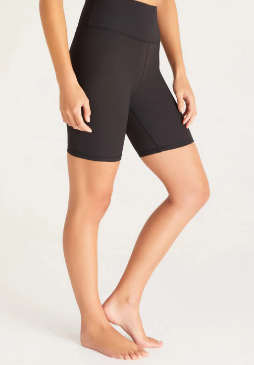 Karma Rib Bike Short - Black