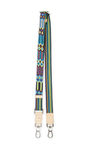 Blueberry 1" Blue Webbing Crossbody Strap