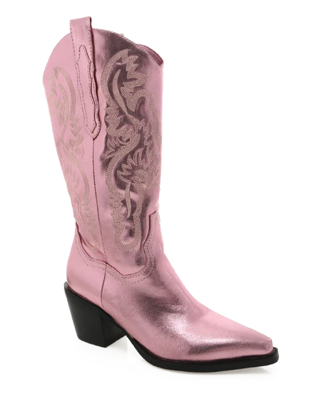 Danilo Metallic Boot - Pink - 7