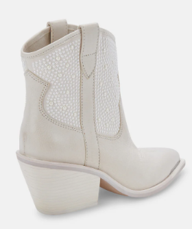 Nashe Pearl Booties - Off White - 10