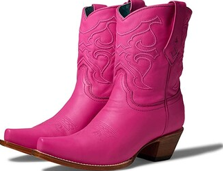 LD Fuchsia Emb Ankle Boot