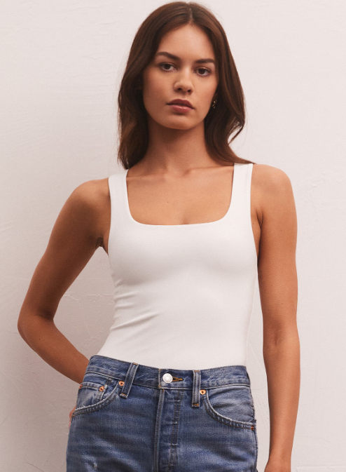 Alana So Smooth Bodysuit - White - Med