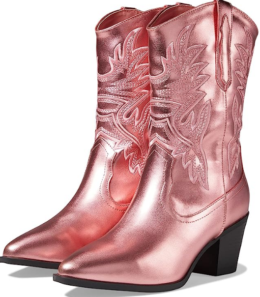 Kendra Metallic Boot - Rose Gold - 6.5