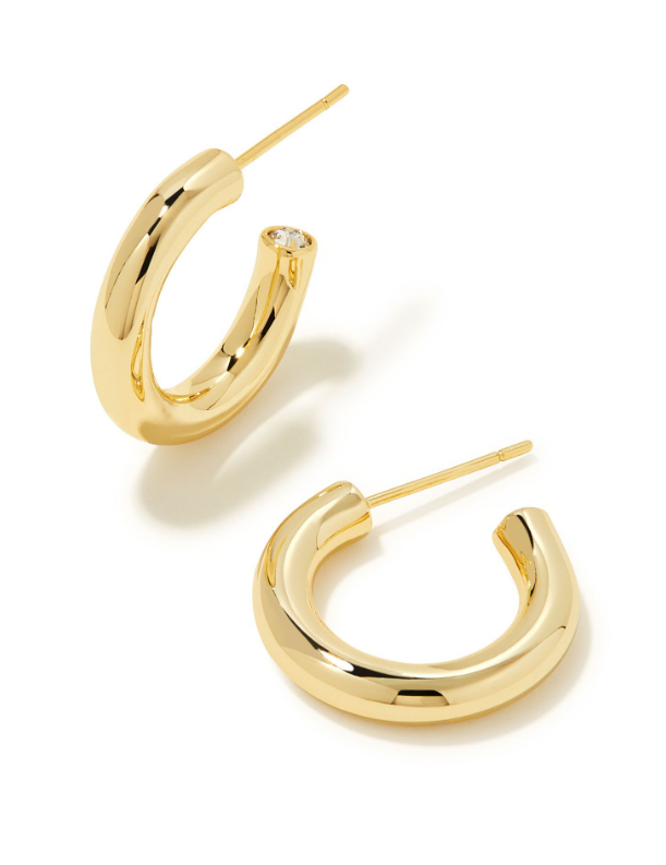 Colette Huggie Earrings Gold
