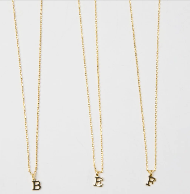 DAINTY LOVE INITIAL NECKLACE- GOLD