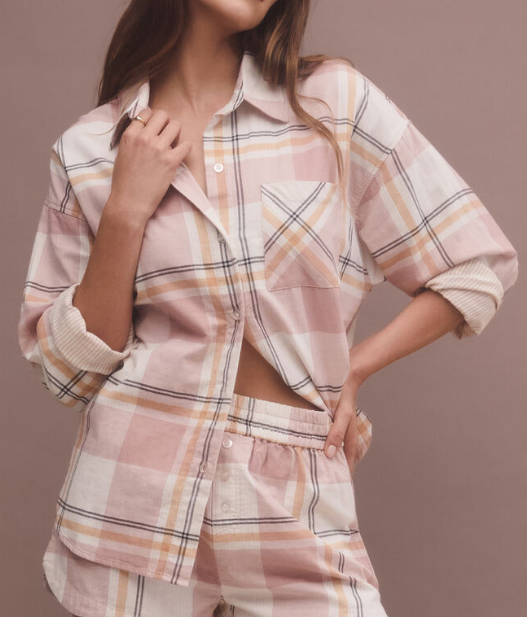 Out West Plaid Shirt - Natural - Xs