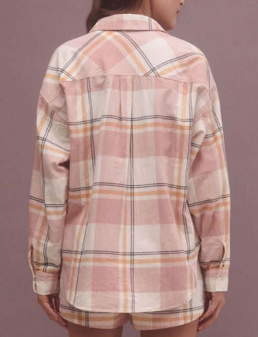 Out West Plaid Shirt - Natural - Xs
