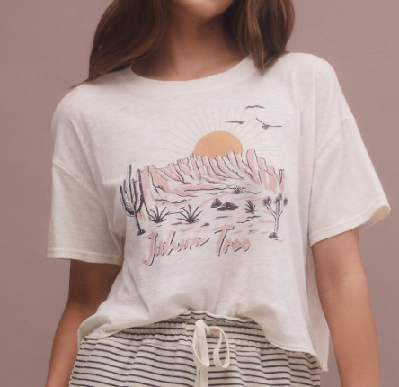 Vintage Joshua Tree Tee - Natural - Lg