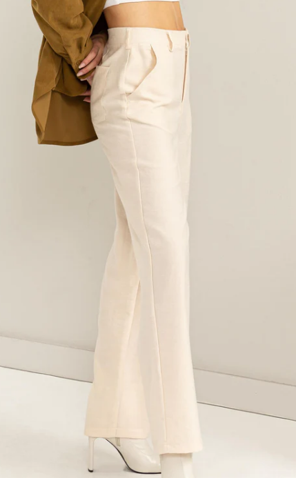 Selene Corduroy Pant - Cream
