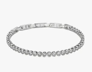Tennis Bracelet Links Silver