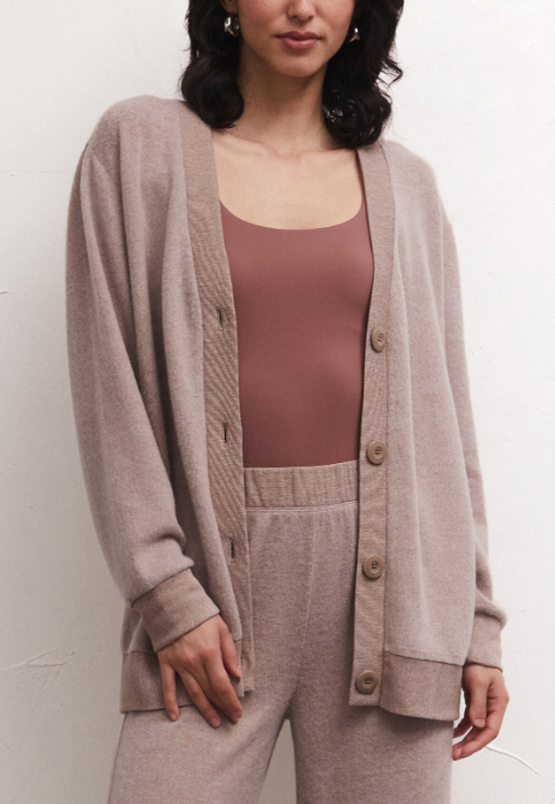 Pamelia Cozy Cardigan - Toffee - Xs