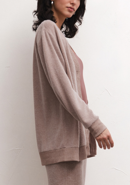 Pamelia Cozy Cardigan - Toffee