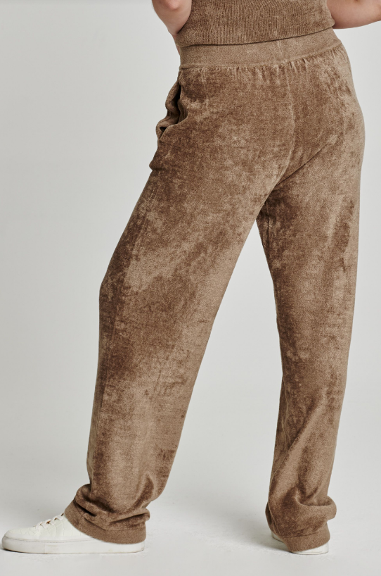 Carson Elastic Waist Pant - L. Oak - Sm