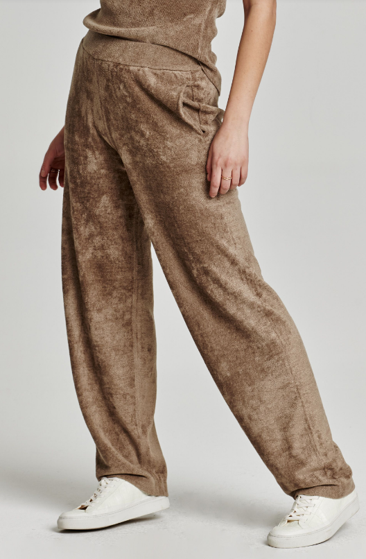 Carson Elastic Waist Pant - L. Oak
