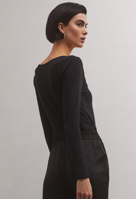 Mara Knotted Top - Black