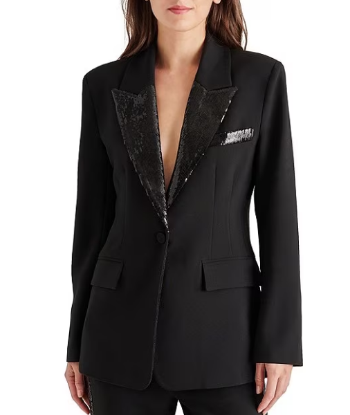 Misha Blazer - Blk/Sequin
