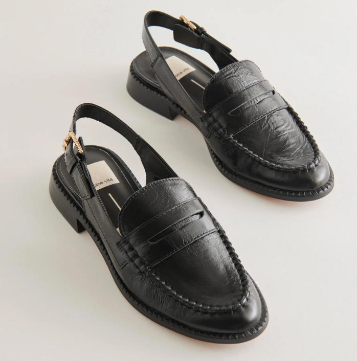 Hardi Slingback Loafer - Black