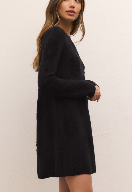 Lena Sweater Dress - Black
