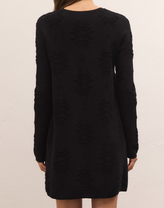 Lena Sweater Dress - Black