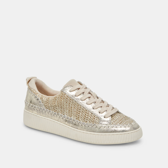 Nicona Sneaker - Gold Woven - 6