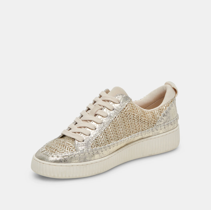 Nicona Sneaker - Gold Woven - 6