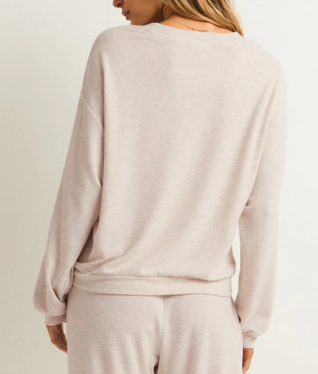 Amore LS Top- H. Linen - Xs