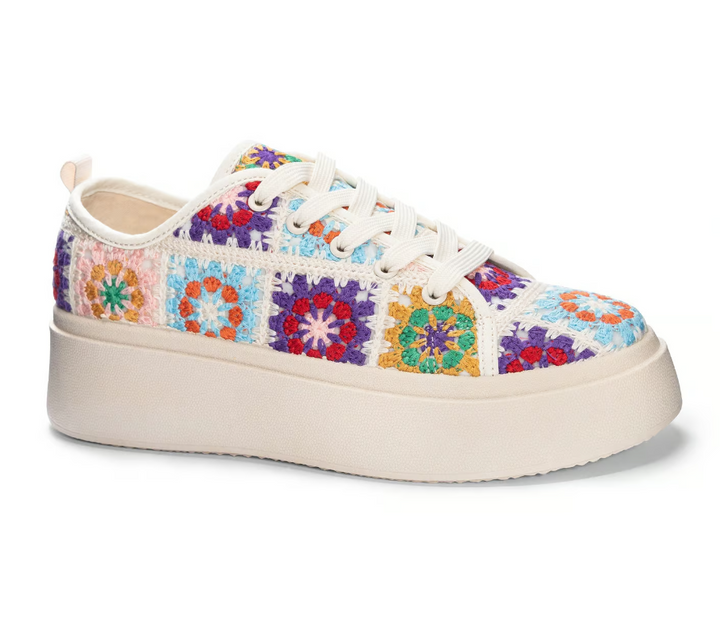 Rambling Crochet Sneaker- P. Multi - 9.5